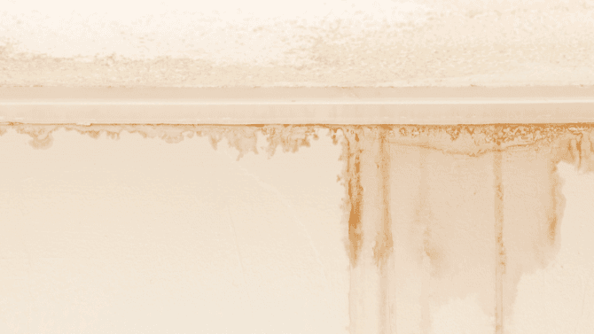 infiltration d'eau
