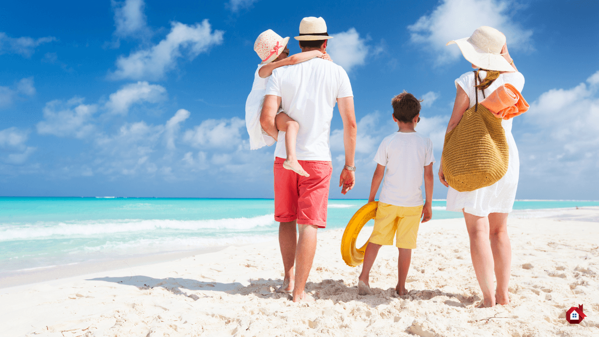 famille en vacance 