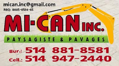 Paysagiste et Pavage Mi-Can Inc