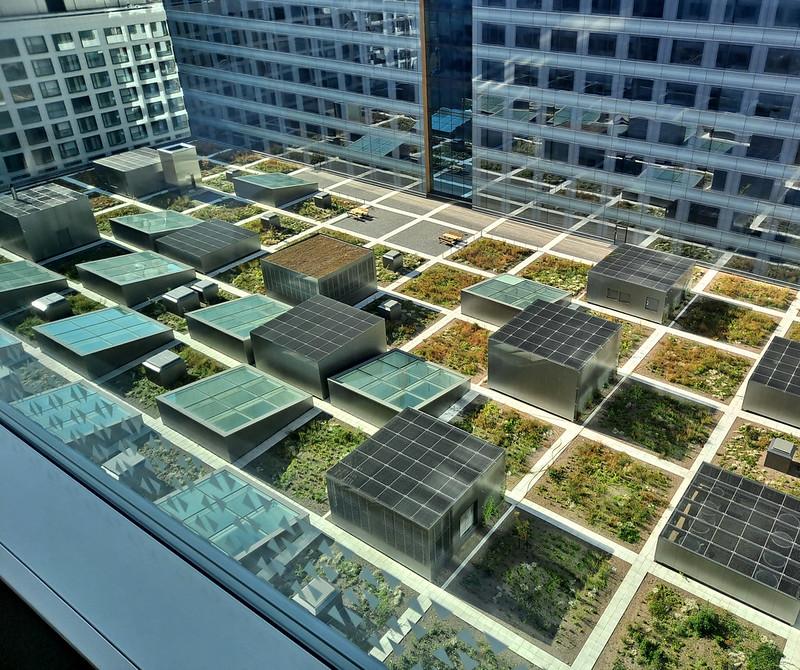 toit _Le toit bleu : une nouvelle construction écologique
