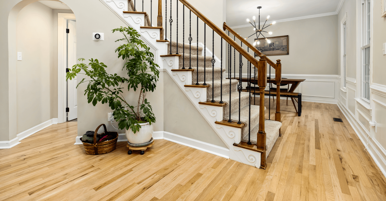plancher de bois franc traditionnel