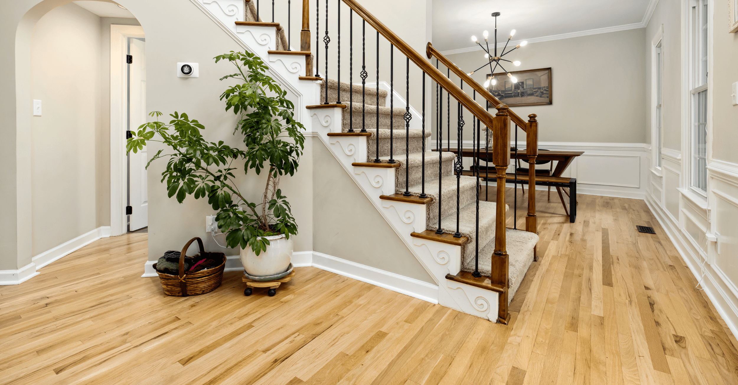 plancher de bois franc traditionnel