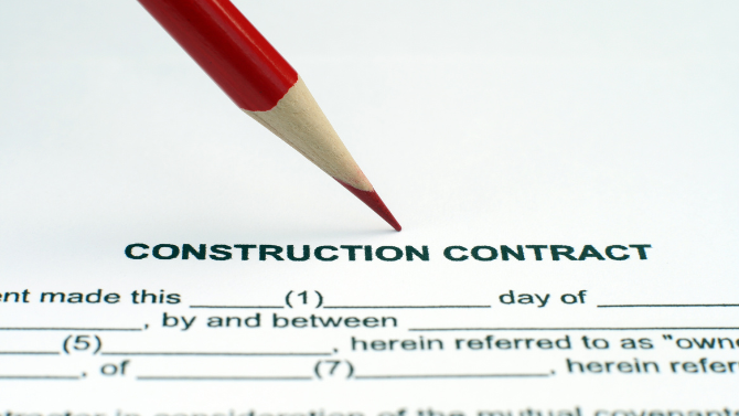contrat de Construction&nbsp;