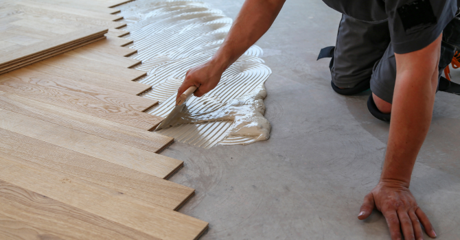 installation plancher bois franc